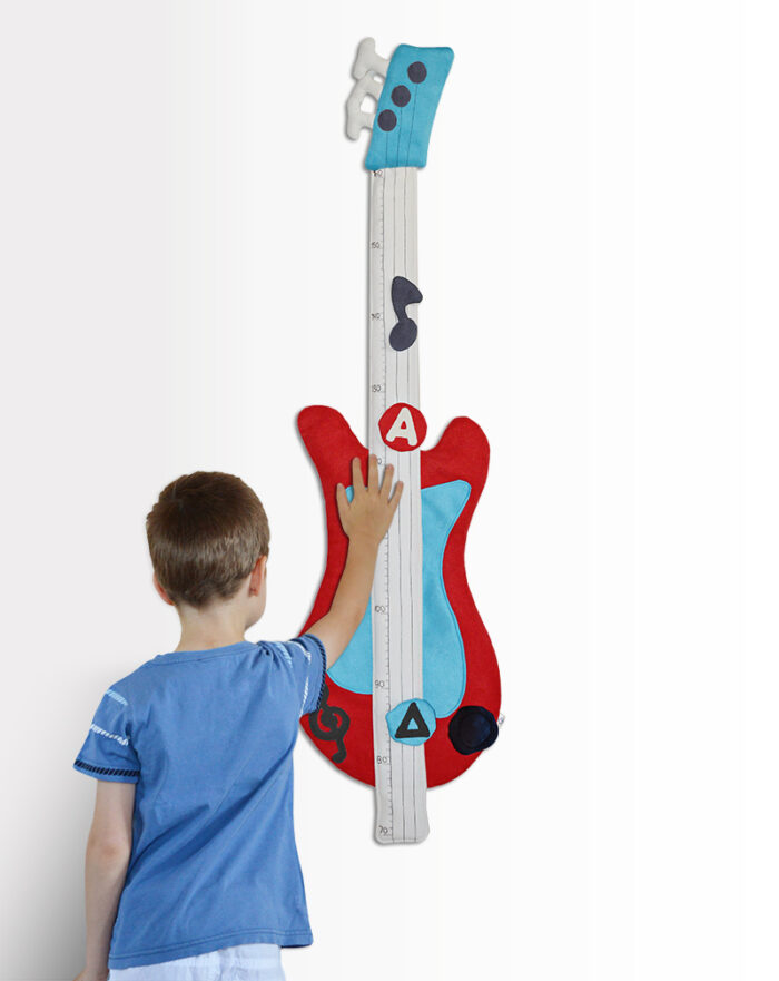 guitar height chart thumb